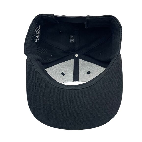 Coronado Brewing Company Black and Yellow Round Logo Snapback Hat Cap - Picture 5 of 6